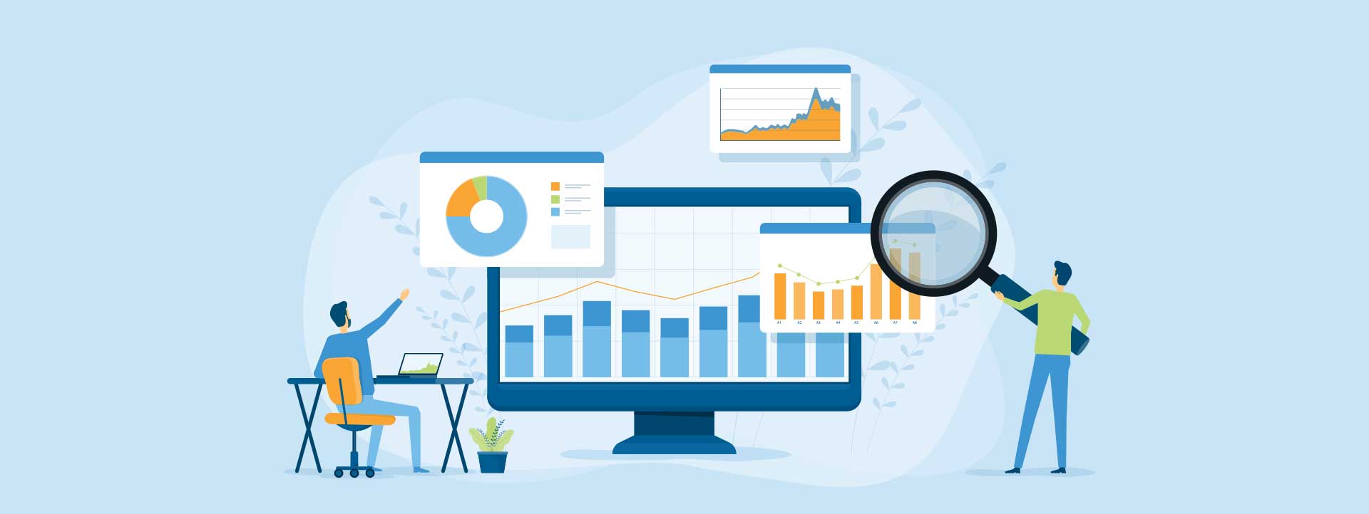 Graphic of different types of data