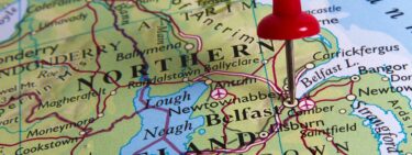 Image of map of Northern Ireland