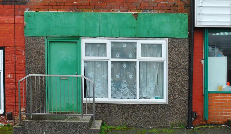 Run down terrace housing